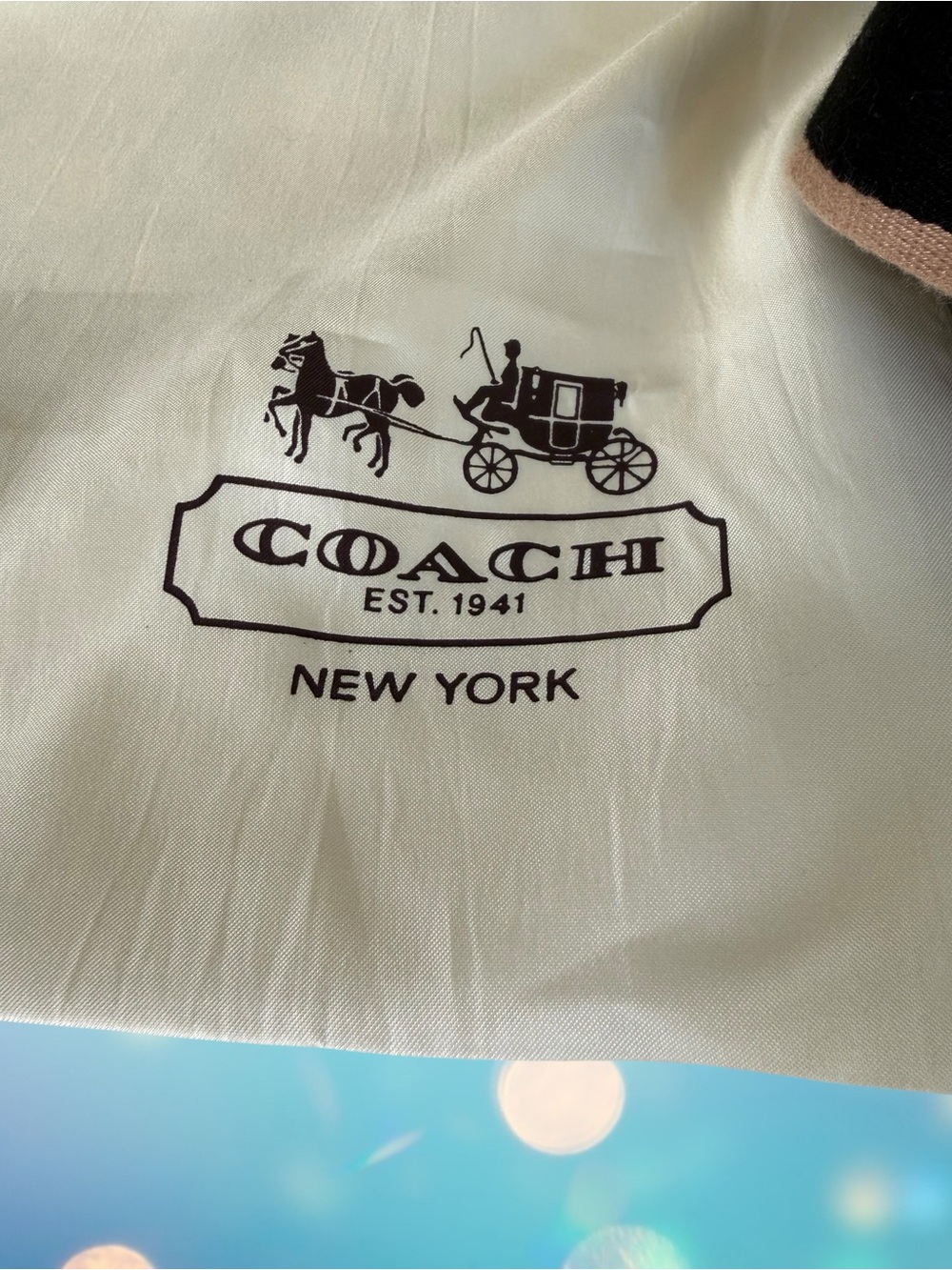 Coach 2019 Field Tote 40 with Yellow Rocket Design w dust bag - Picture 12 of 12